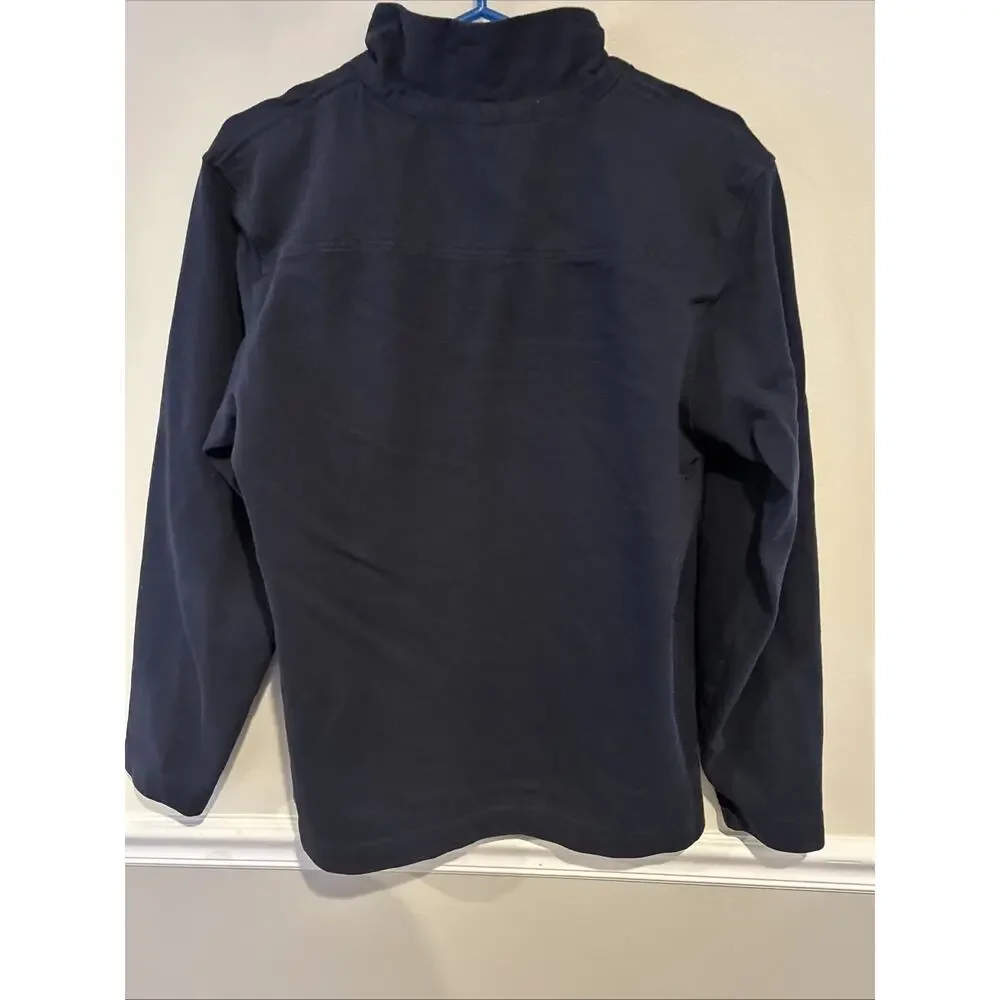 EUC-Banana Republic 1/4 Zip Men M Pullover Sweatshirt Navy